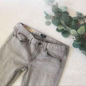 J. Crew Grey Toothpick Jeans
